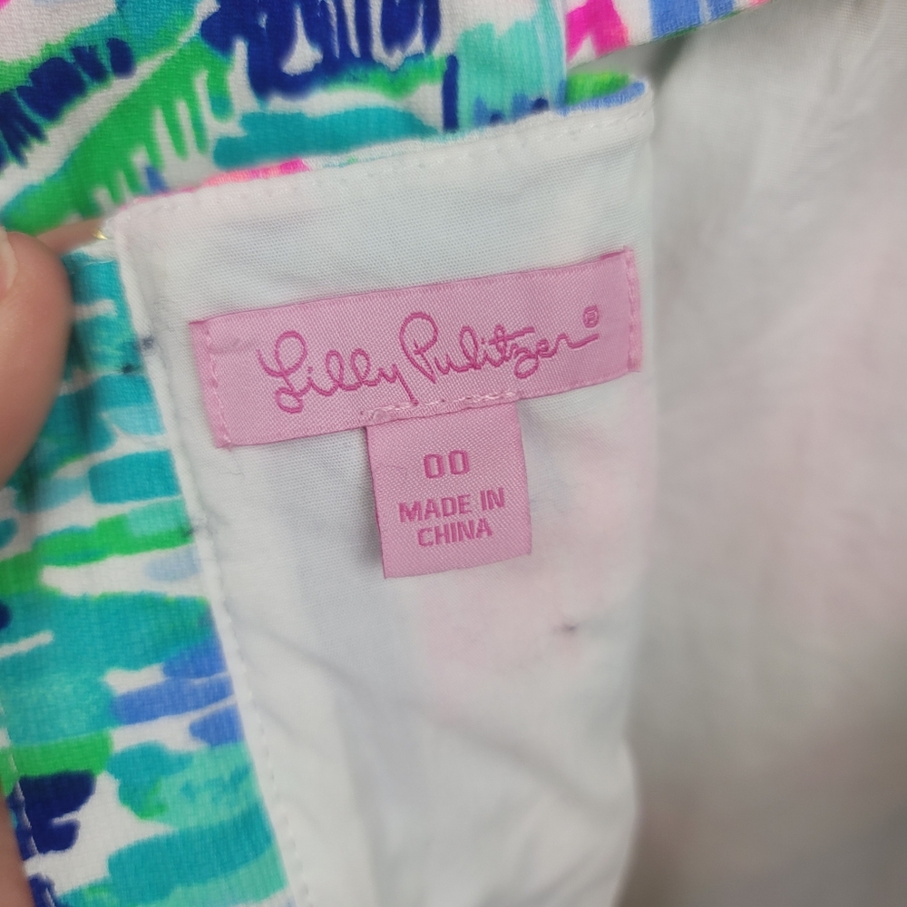 Lilly Pulitzer Shelli Tie Back Dress size 00 - Picture 8 of 9